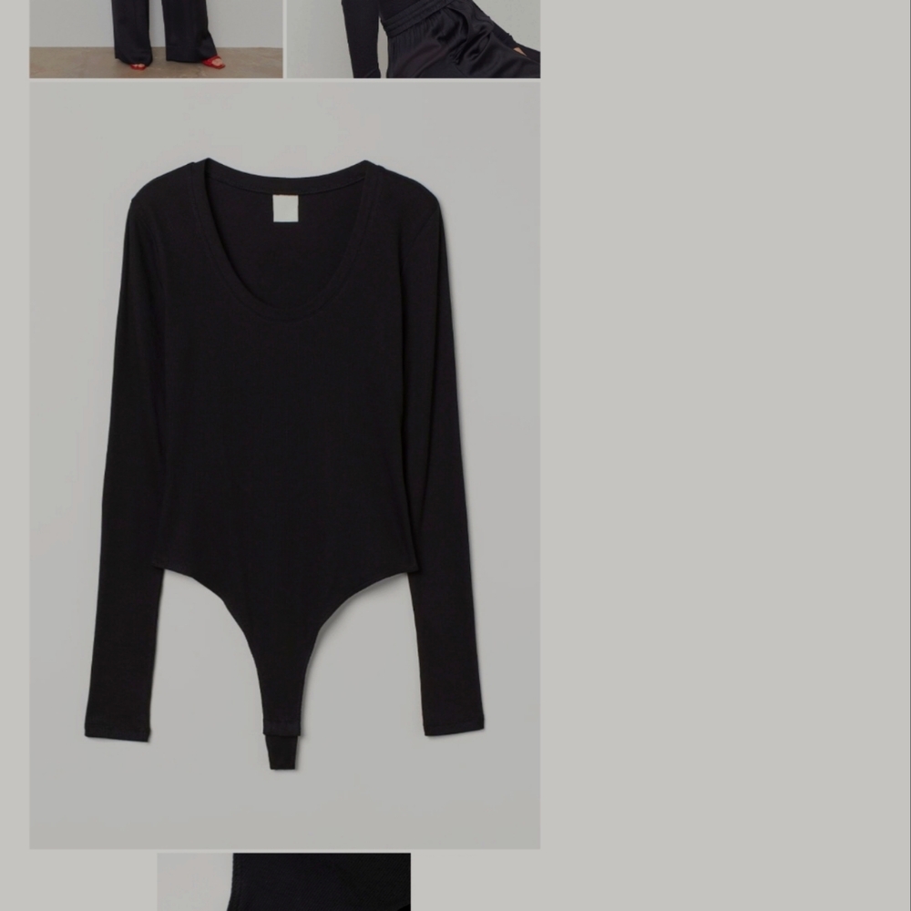 H$m long-sleeve body suit